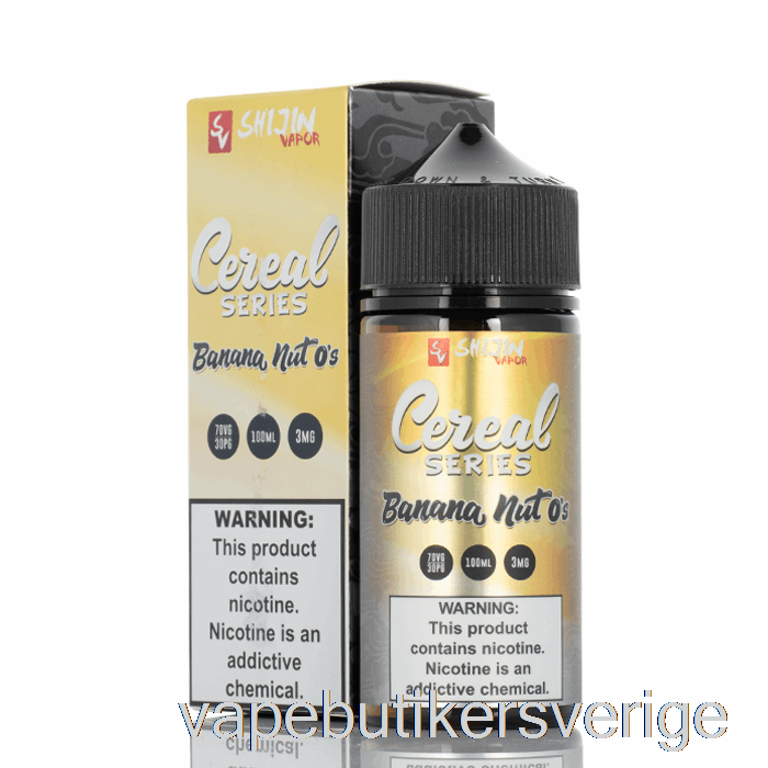 Vape Sverige Banannöt O's - Spannmålsserie - Shijin Vapor - 100ml 6mg
